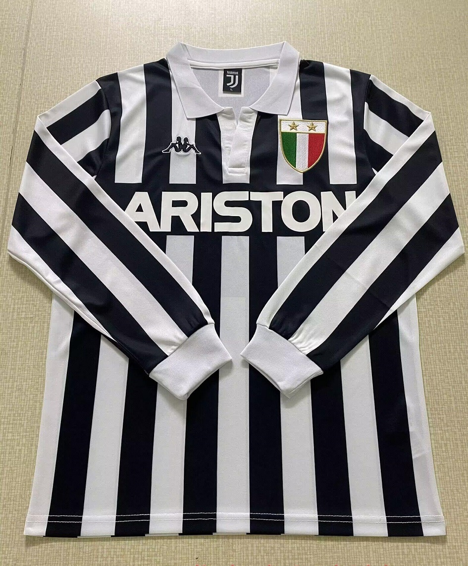 AAA Quality Juventus 84/85 Home Long Soccer Jersey